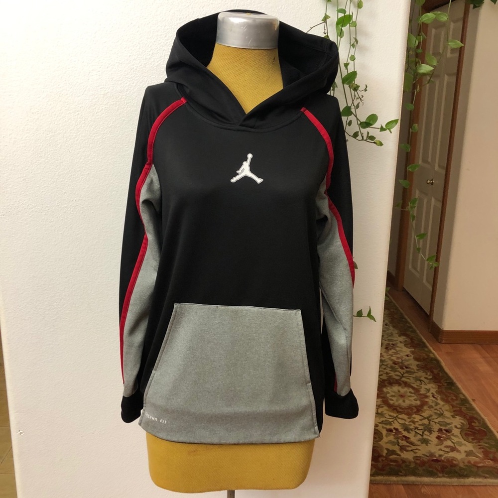 Youth Size LGG Hoodie Black & Gray Pullover